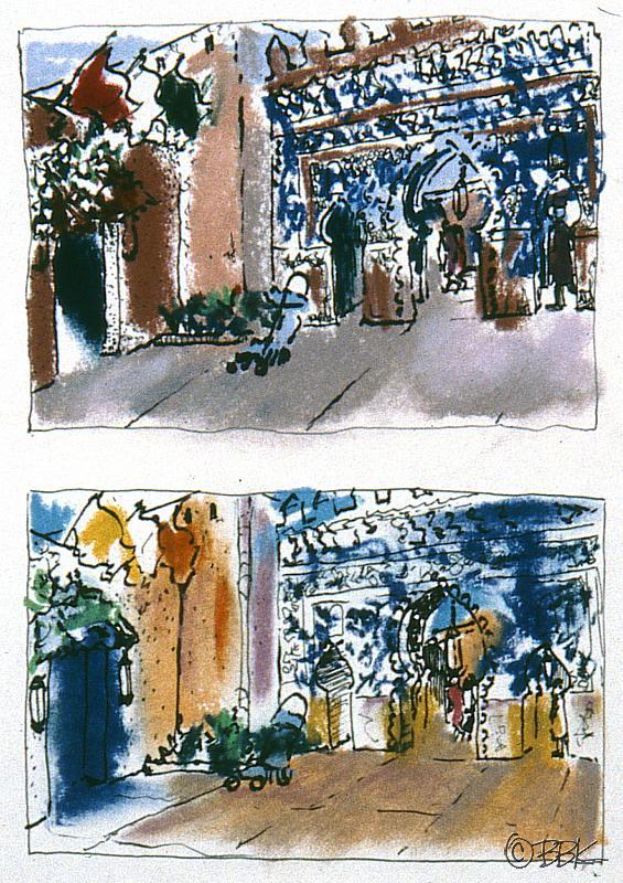 Epcot's Morocco variations