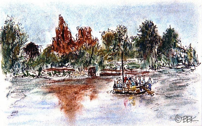 Disneyworld raft ride