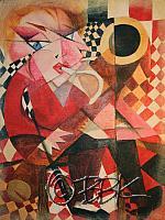 Self Portrait experiment in cubism