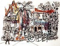 Cafe in Disney World, Florida