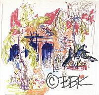 Cafe in Disney World, Florida